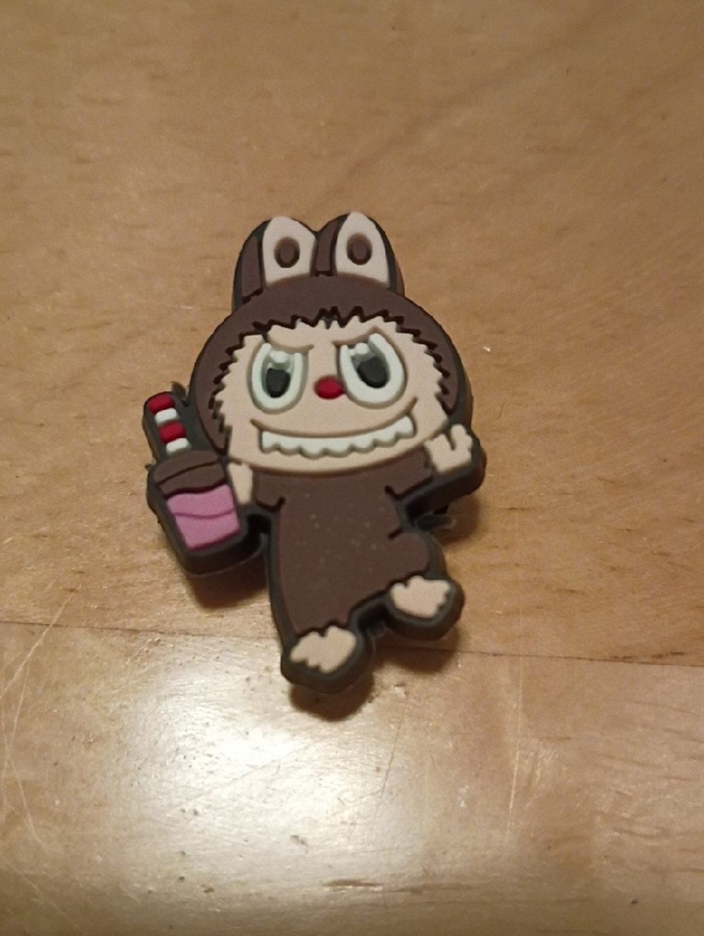 10 for $10 Jibbitz Croc Charms - Labubu Brown Monster w/ Pink Drink 4 - New
